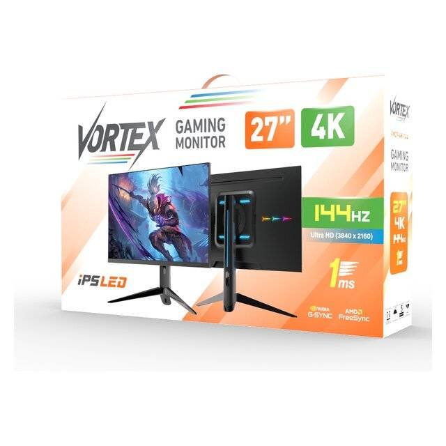 Vortex 27″ IPS 4K 144Hz Gaming Monitor - صورة 3